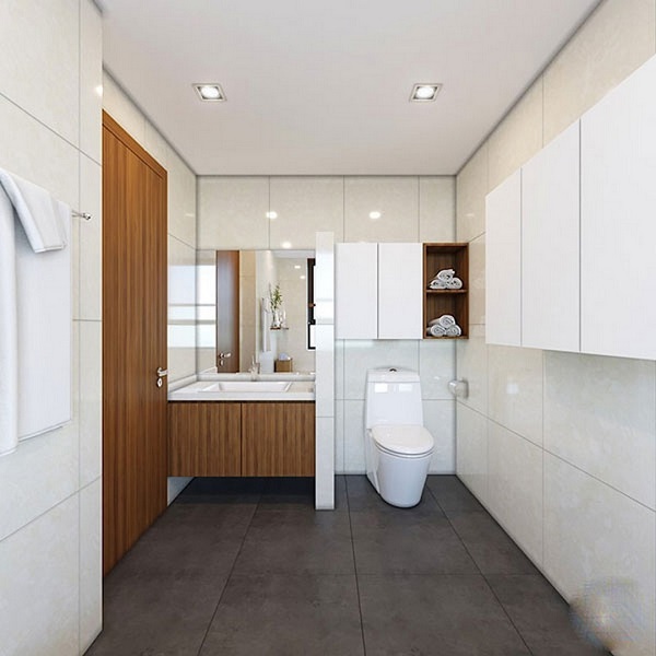 Mẫu thiết kế phòng tắm 4m2